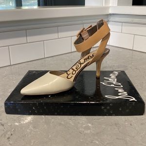 Sam Edelman ivory Okala high heel shoe